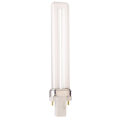 Fluorescente Compacto Satco® S8308 de 9 Vatios, A Base de Alfileres, Blanco Frío